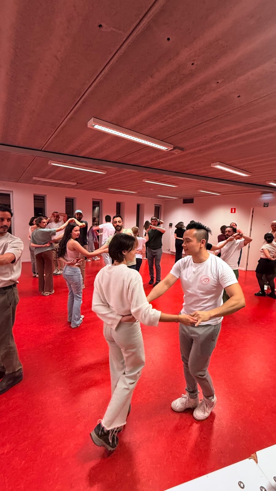Salsa class at Fuego Dance