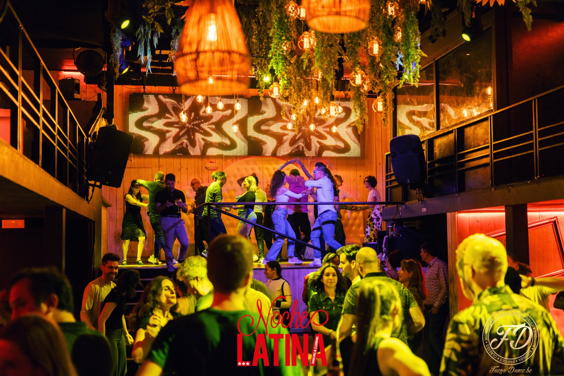 Noche Latina party at Fuego Dance